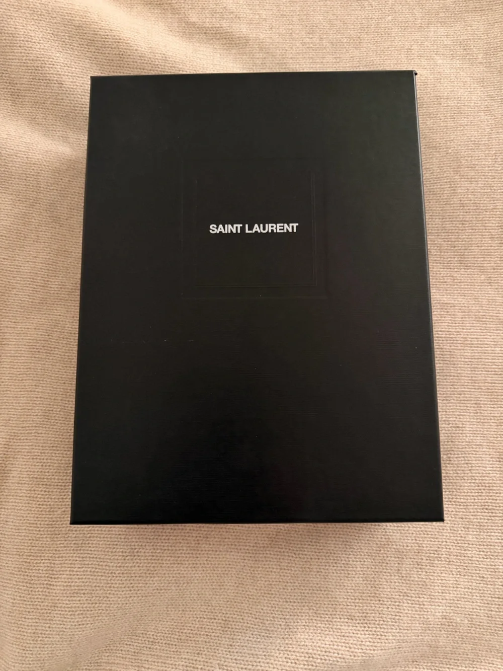 Saint Laurent Black Sulpice Chain Wallet Bag